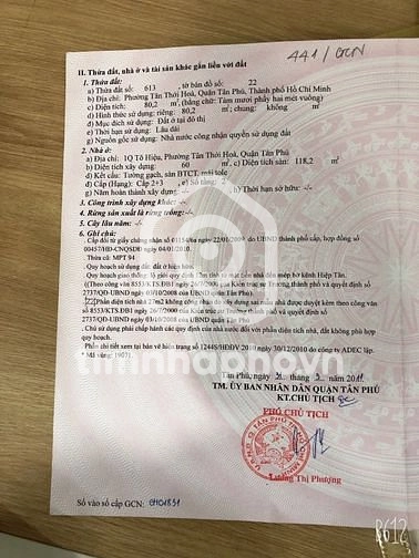 1Q Đường Tô Hiệu, Phường Tân Thới Hòa, Tân Phú