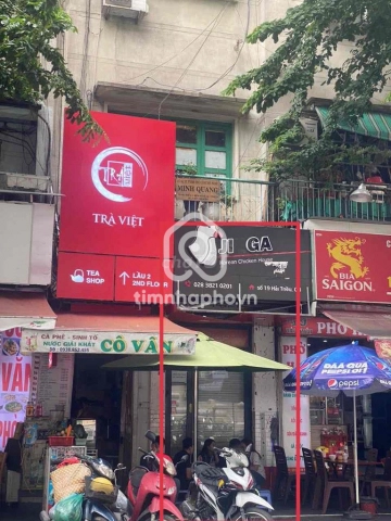 Cho thuê Nhà phố Mặt Tiền Đường Hải Triều Quận 1 - 1 tầng - Giá Chỉ 45 Triệu
