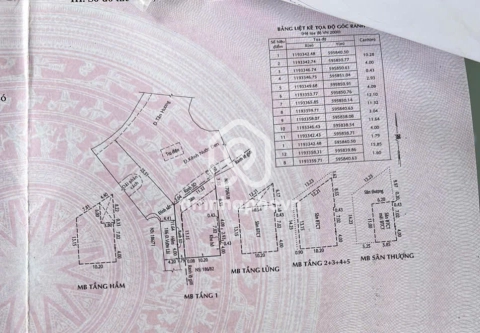 Bán Tòa nhà Mặt Tiền Đường Tân Hương Tân Phú - 1 hầm 8 tầng - Giá Chỉ 69 Tỷ
