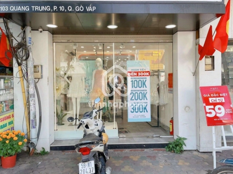 Cho thuê Nhà phố Mặt Tiền Đường Quang Trung Gò Vấp 