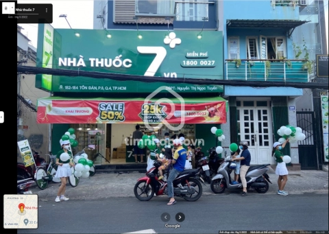 Cho thuê Nhà phố Mặt Tiền Đường Tôn Đản Quận 4 