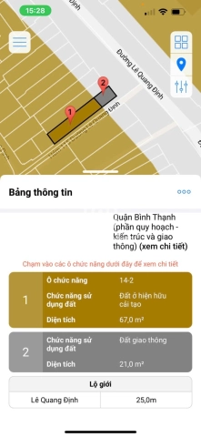 Bán Nhà phố Mặt Tiền Đường Lê Quang Định Bình Thạnh - 3 tầng - Giá Chỉ 23,5 Tỷ