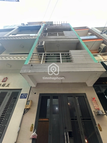 Nhà phố Hẻm Đường Hà Tôn Quyền Quận 5 - 4 tầng - Giá Chỉ 7,9 Tỷ