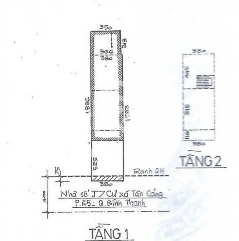 Nhà phố Hẻm Đường Điện Biên Phủ Bình Thạnh - 2 tầng - Giá Chỉ 30 Tỷ