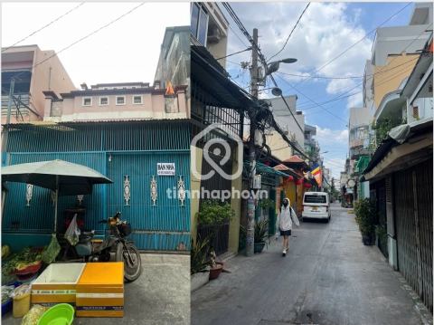 Nhà phố Mặt Tiền Đường Hậu Giang Quận 6 - 2 tầng - Giá Chỉ 7,8 Tỷ