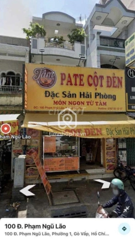 Nhà phố Mặt Tiền Đường Phạm Ngũ Lão Gò Vấp - 1 tầng - Giá Chỉ 16 Tỷ