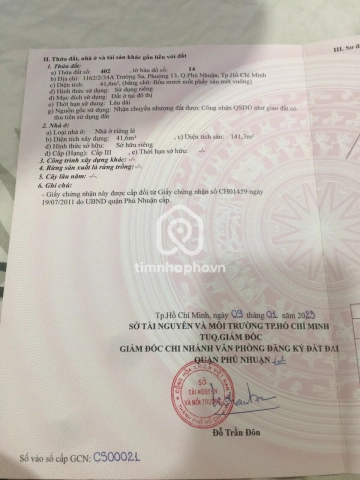 Nhà phố Hẻm Đường Trường Sa Phú Nhuận - 3 tầng - Giá Chỉ 7,3 Tỷ