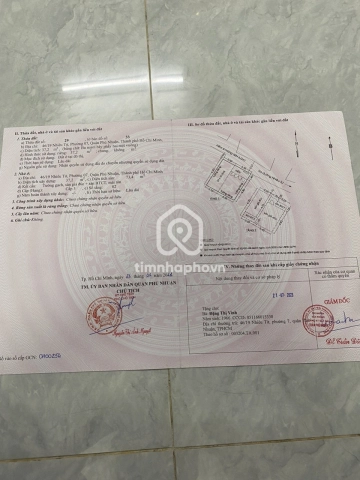 Bán Nhà phố Hẻm Đường Nhiêu Tứ Phú Nhuận 