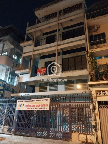 Bán Nhà phố Mặt Tiền Đường Nguyễn Tiểu La Quận 10 