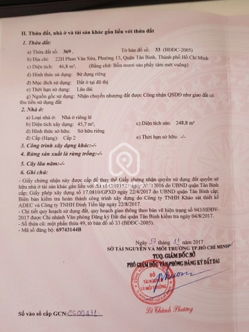 22H Đường Phan Văn Sửu, Phường Tân Bình