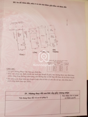 Bán Nhà phố Mặt Tiền Đường Phan Văn Sửu Tân Bình 