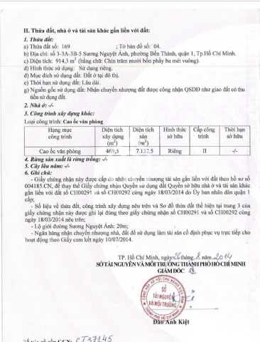 3-3A-3B-5 Đường Sương Nguyệt Ánh, Phường Bến Thành