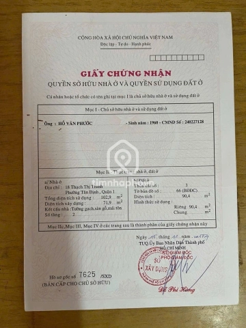 Nhà phố Mặt Tiền Đường Thạch Thị Thanh Quận 1 - 2 tầng - Giá Chỉ 35 Tỷ