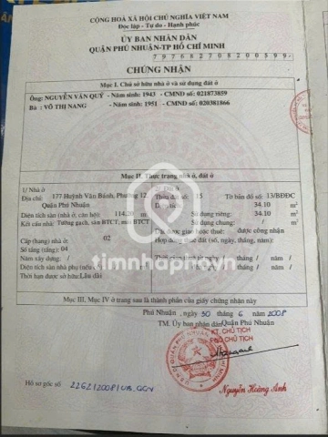 Bán Nhà phố Mặt Tiền Đường Huỳnh Văn Bánh Phú Nhuận - 4 tầng - Giá Chỉ 14,6 Tỷ