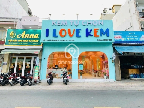 Bán Nhà phố Mặt Tiền Đường Tân Hương Tân Phú - 2 tầng - Giá Chỉ 30 Tỷ