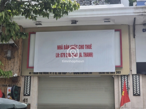 Nhà phố Mặt Tiền Đường Trần Thị Nghỉ Gò Vấp - 1 tầng - Giá Chỉ 24,5 Tỷ