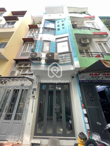 Bán Nhà phố Hẻm Đường Võ Văn Tần Quận 3 - 3 tầng - Giá Chỉ 8,7 Tỷ