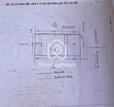 Nhà phố Mặt Tiền Đường Số 57 Quận 6 - 4 tầng - Giá Chỉ 20 Tỷ