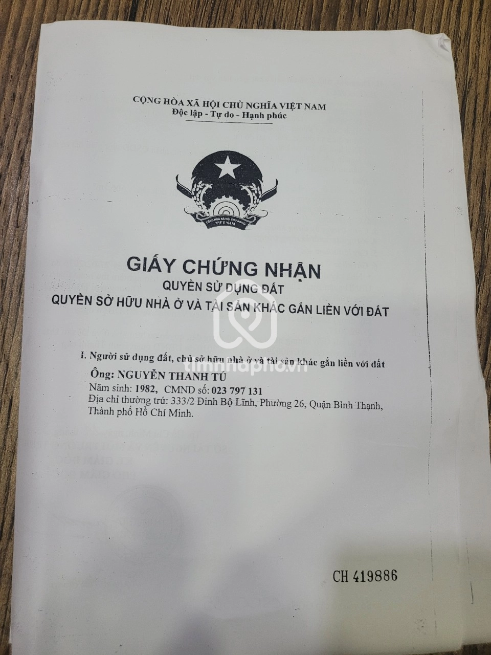 333/2 Đường Đinh Bộ Lĩnh, Phường 26, Bình Thạnh