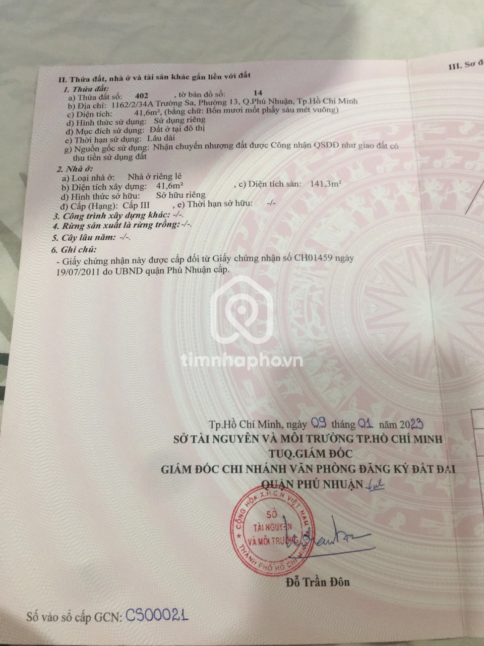 1162/2/34A Đường Trường Sa, Phường Phú Nhuận