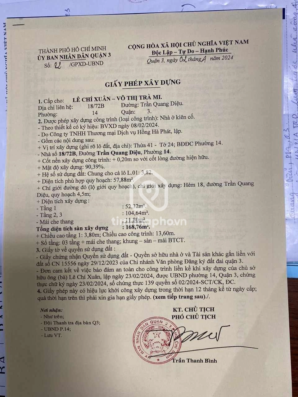 18/72B Đường Trần Quang Diệu, Phường 14, Quận 3