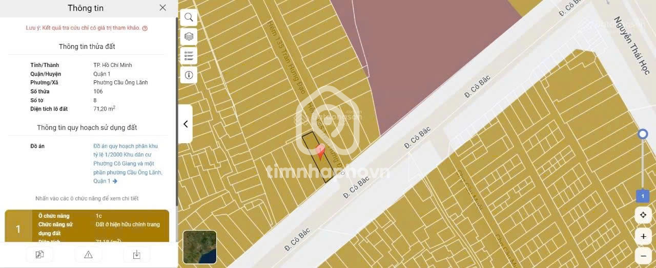 38 Đường Cô Bắc, Phường Cầu Ông Lãnh, Quận 1