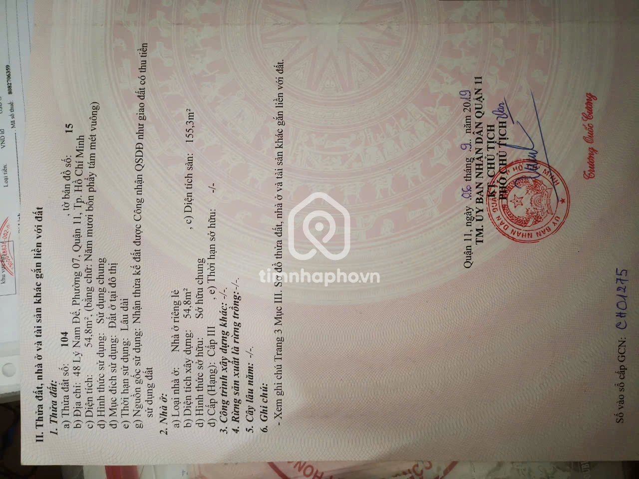 48 Đường Lý Nam Đế, Phường 7, Quận 11