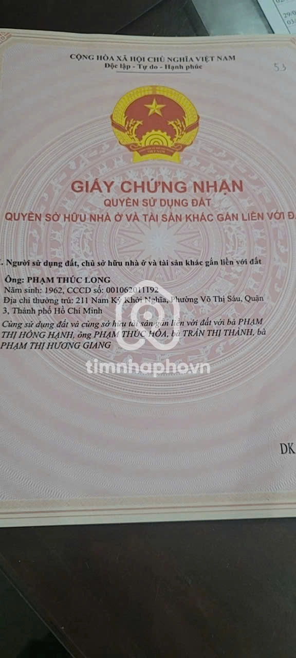 211-211A Đường Nam Kỳ Khởi Nghĩa, Phường Võ Thị Sáu, Quận 3