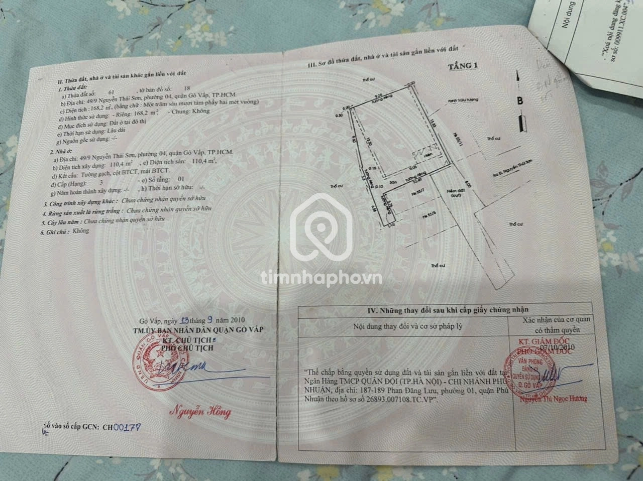 37/9 Đường Nguyễn Thái Sơn, Phường Hạnh Thông