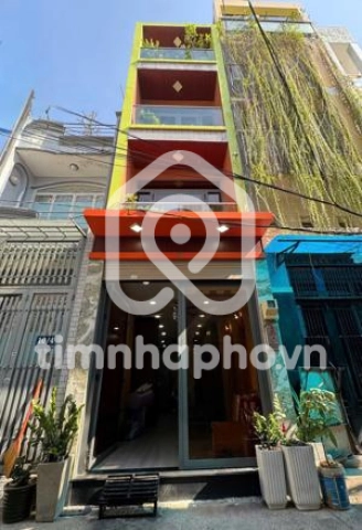 Nhà phố Hẻm Đường Lê Lai Tân Bình - 4 tầng - Giá Chỉ 8,36 Tỷ